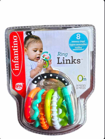 Infantino Textured Ring Links