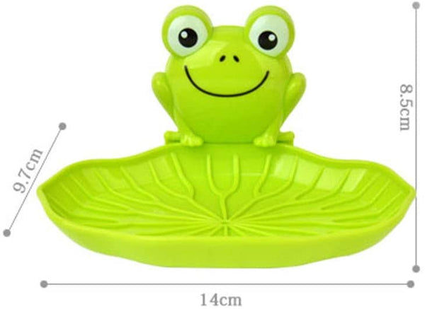 Suction Soap Dish - Cute Frog Wall Mounted Soap Dish - Size