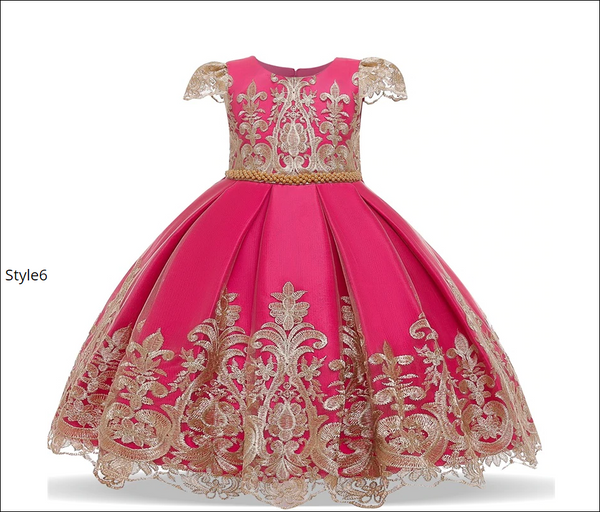 Formal Girl Dress - Pink