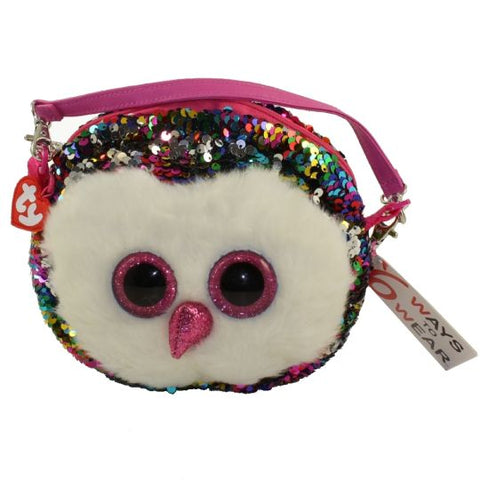 TY Fashion Flippy Sequin Purse - OWEN the Owl