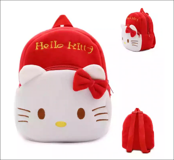 Hello Kitty and Friends Soft Plush Huggable Backpack - Hello Kitty Red