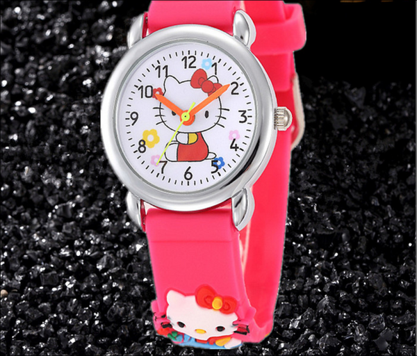 Hello Kitty Character Watch - Rose Pink