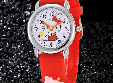 Hello Kitty Character Watch - Red