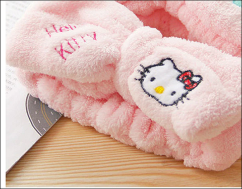 Hello Kitty Plush Spa Headband