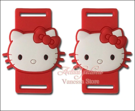 Hello Kitty Shoes Buckles - Red