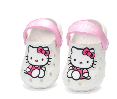 Hello Kitty Summer Slippers - White