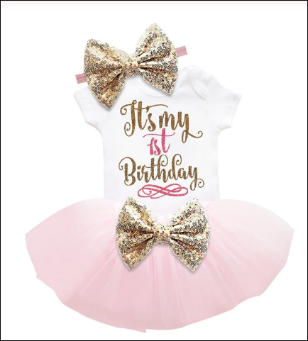 First Birthday Baby Dress