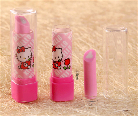 Hello kitty Lipstick Shape Eraser Rubber