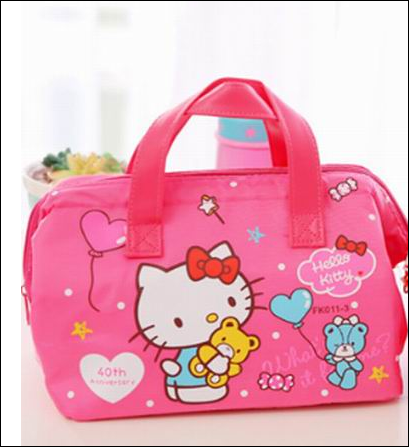 Hello Kitty Cute Lunch Box Bag - Rose Pink