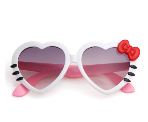 Kitty Sunglasses For Girls - White