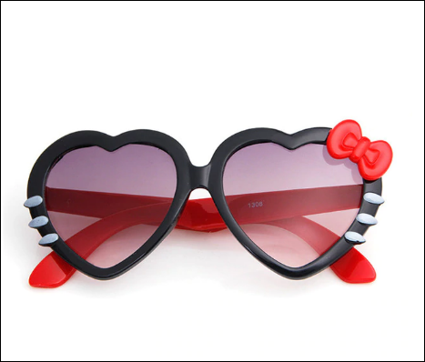 Kitty Sunglasses For Girls - Black