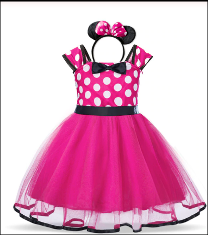 Princess Polka Dots Dress & Headband