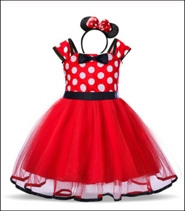 Princess Polka Dots Dress & Headband