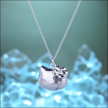 Hello Kitty Silver Plated Necklace