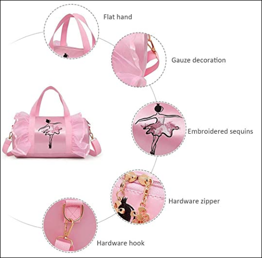 Girl Ballet Sports Dance Backpack