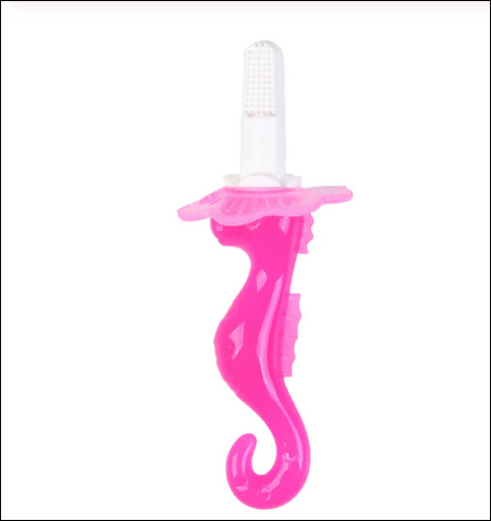 Silicone Baby Seahorse Toothbrush