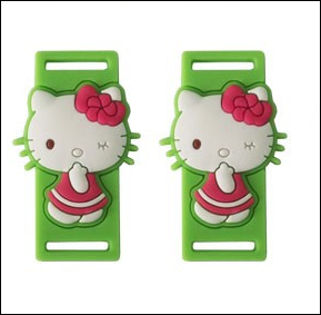 Hello Kitty Shoes Buckles - Green