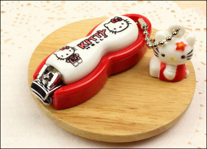 Hello Kitty Nail Clipper - Red