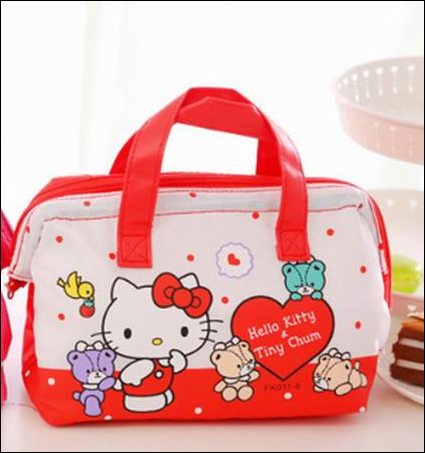 Hello Kitty Cute Lunch Box Bag - Red