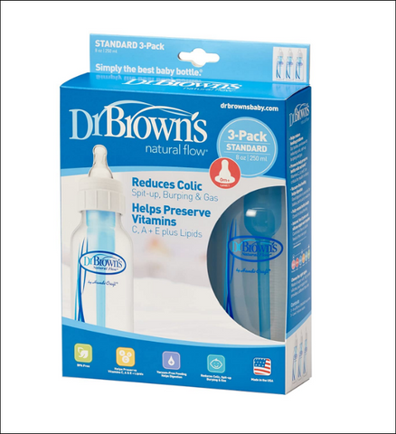Dr. Brown's Natural Flow Bottles - 8 oz - 3ct