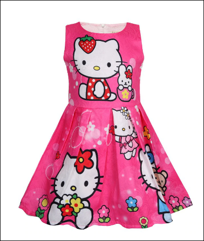 Hello Kitty Party Dress – Bella's Girl Boutique