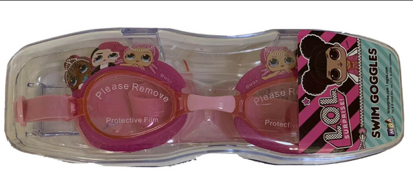 LOL Surprise Kids Youth Girls Swim Goggles - Pink