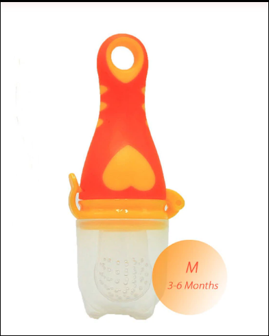 Safe Baby Feeding Nipple - Orange