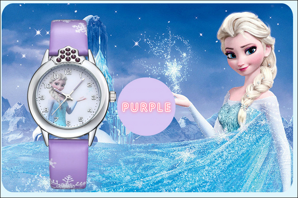 Elsa & Anna Princesses Watches - Purple