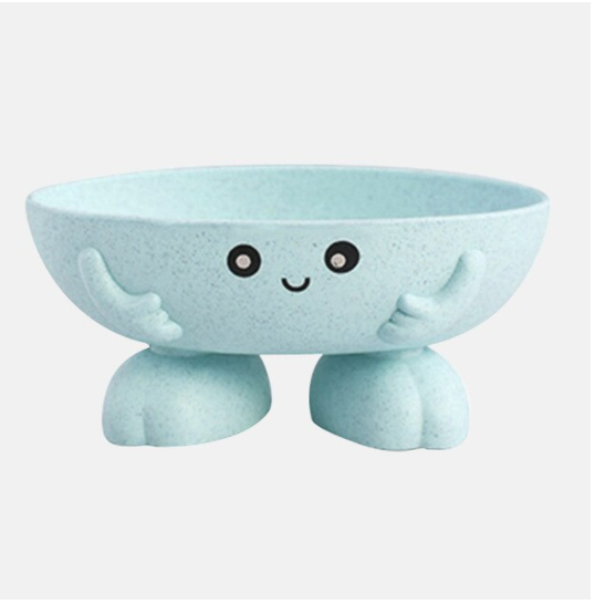Samhe Soap Holder, Cute Soap Dish for Kids Children - Blue