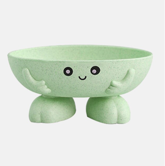 Samhe Soap Holder, Cute Soap Dish for Kids Children - Green