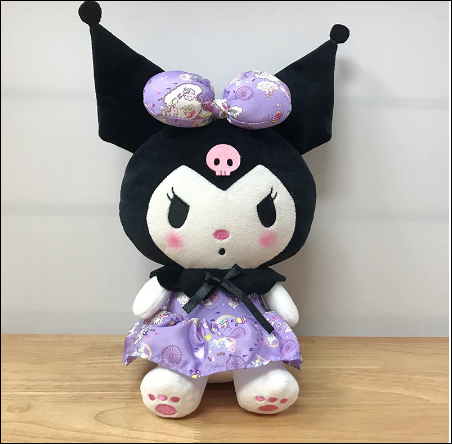 Hello Kitty - Kuromi Plush Toy - Purple