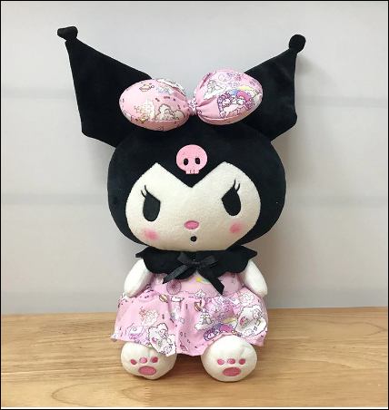 Hello Kitty - Kuromi Plush Toy - Pink
