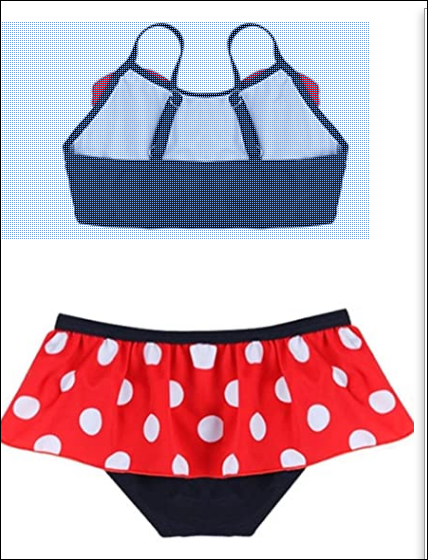 Baby Polka Dots Swimwear Bikini Set