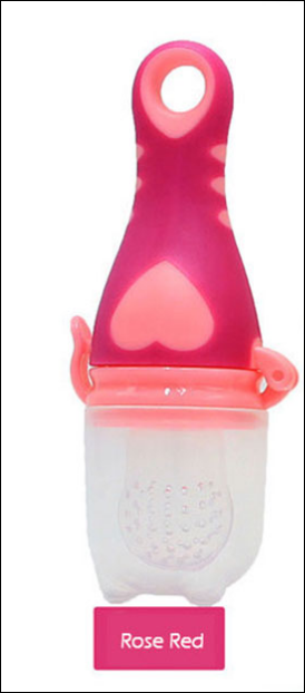 Safe Baby Feeding Nipple - Rose Red