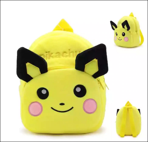 Hello Kitty and Friends Soft Plush Huggable Backpack - Pikachu