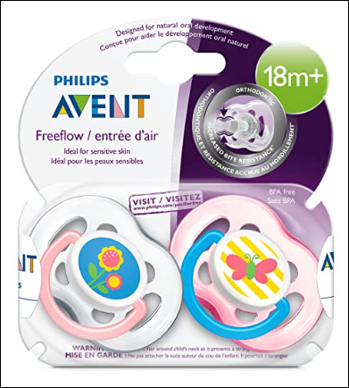 Philips Avent Freeflow Pacifier 18 Months Bella s Girl Boutique
