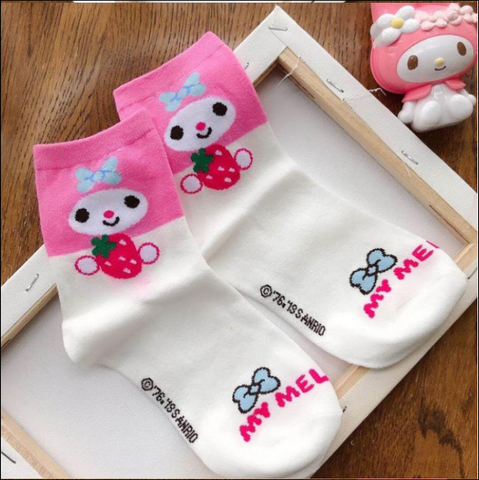 Sanrio My Melody Cute Socks for Girl - Pink